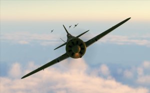 A flight of I-16s off to intercept some enemy bombers.