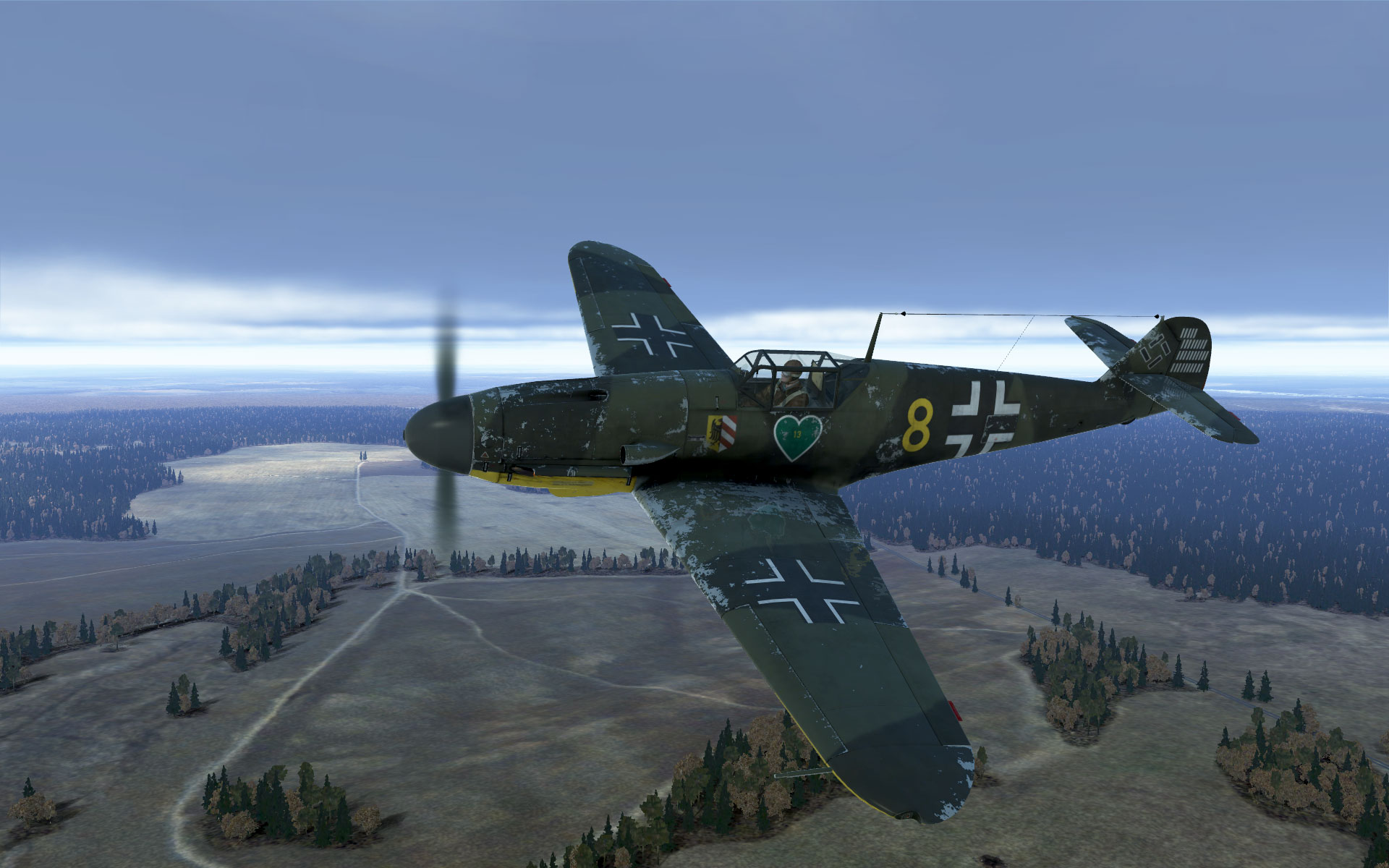 low-level-bf109