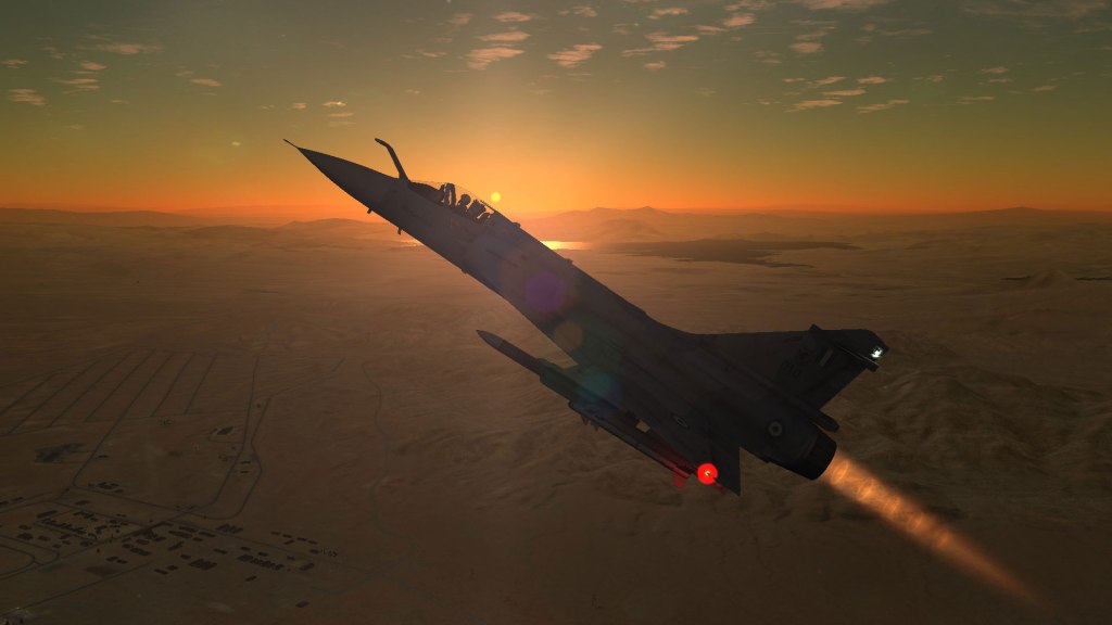 Supersonic over the Las Vegas strip in DCS&nbsp;2.1