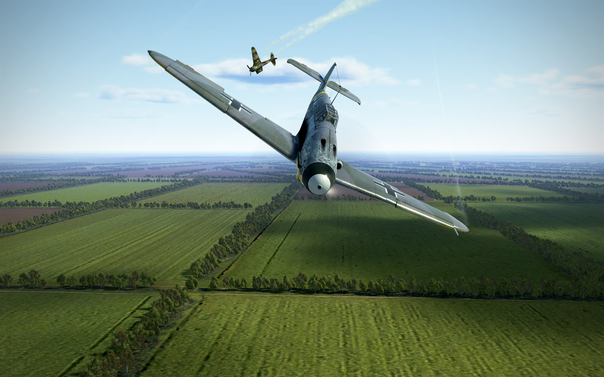 bf109g-pullingG-victory