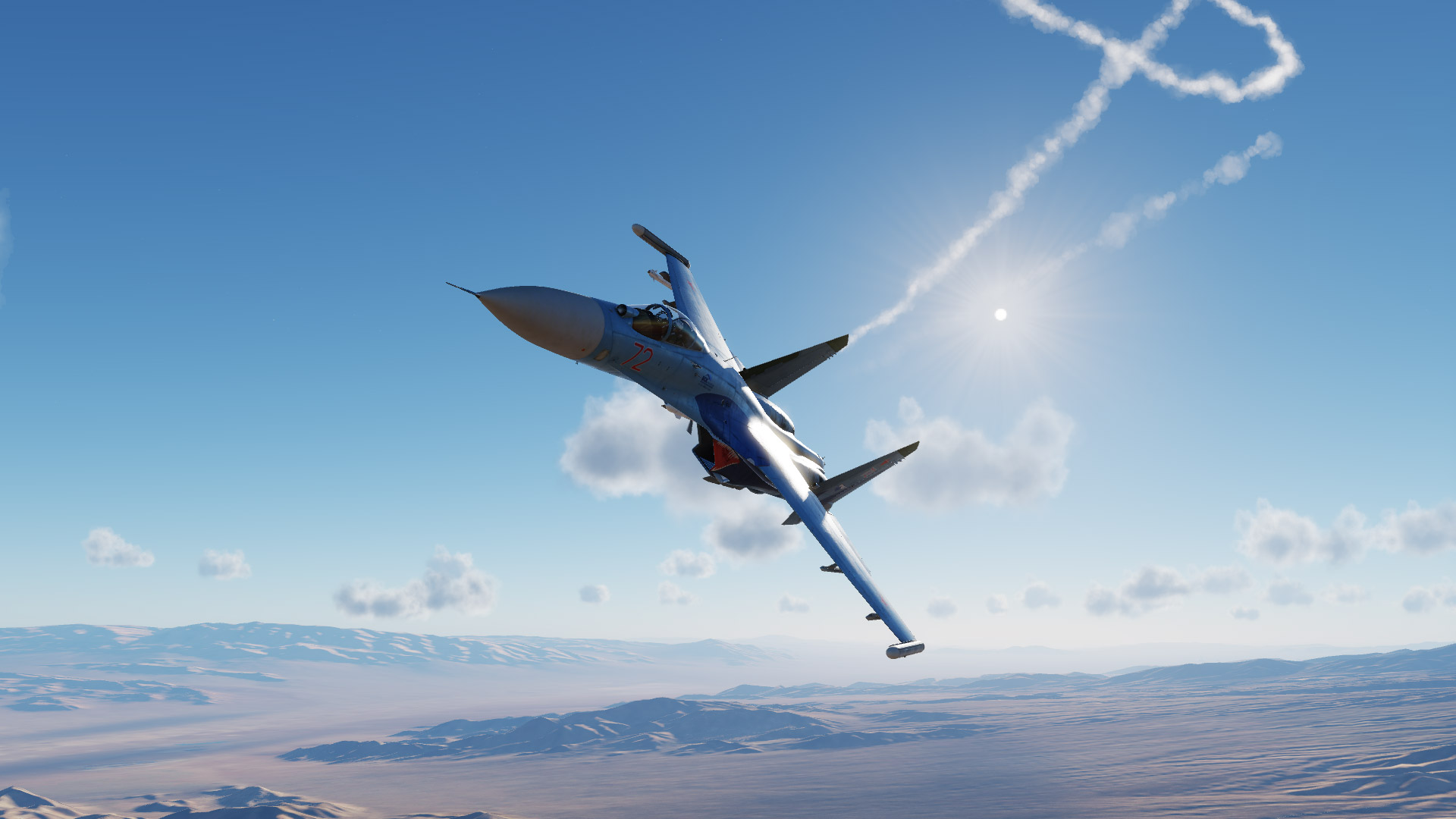 Su27-in-sunny-combat