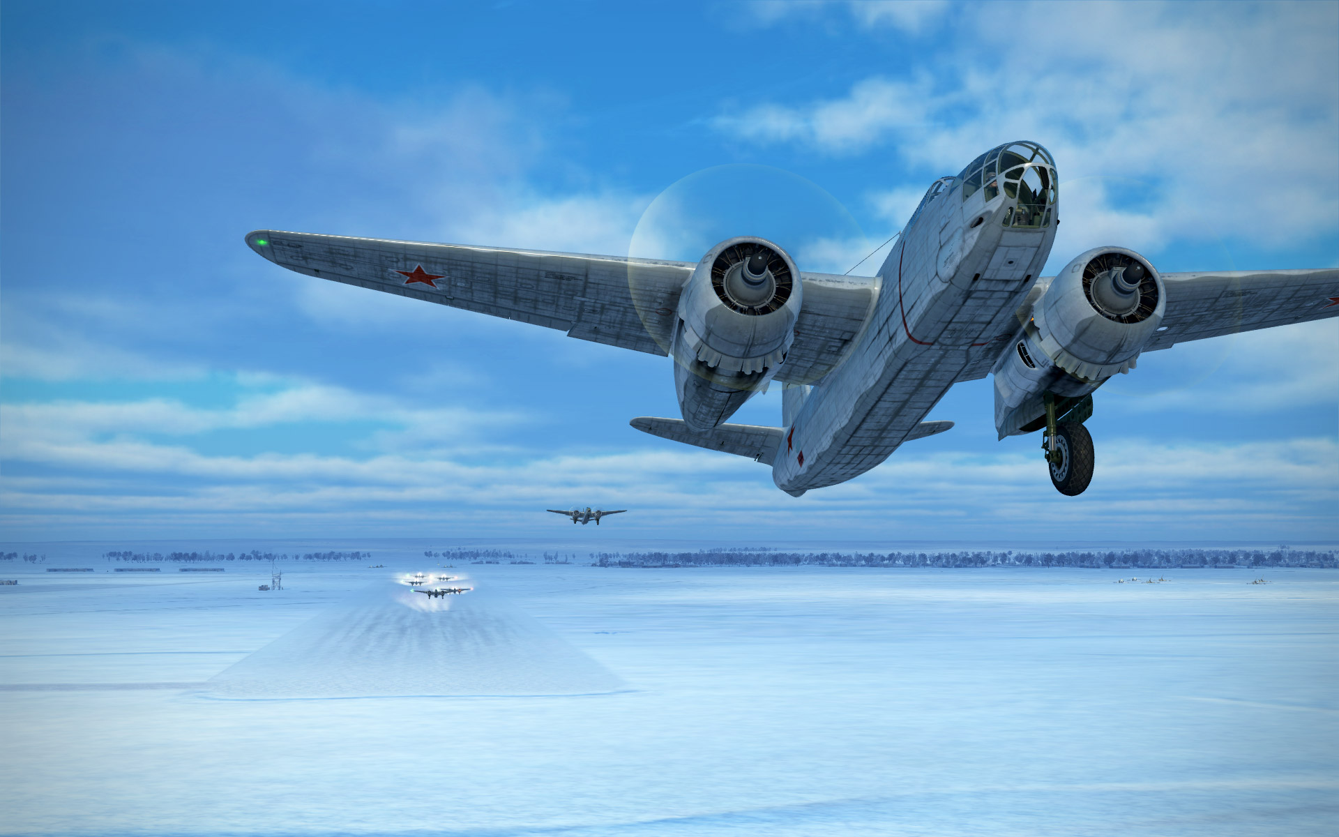 A-20-winter-takeoff