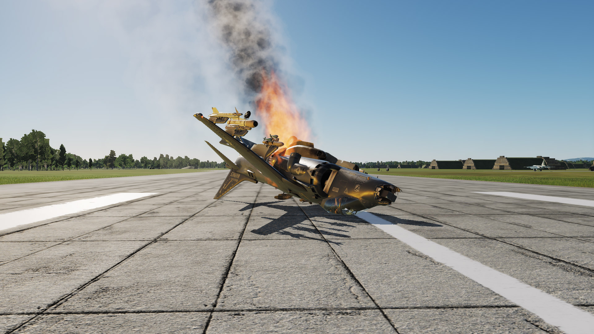 AV-8B-crashed