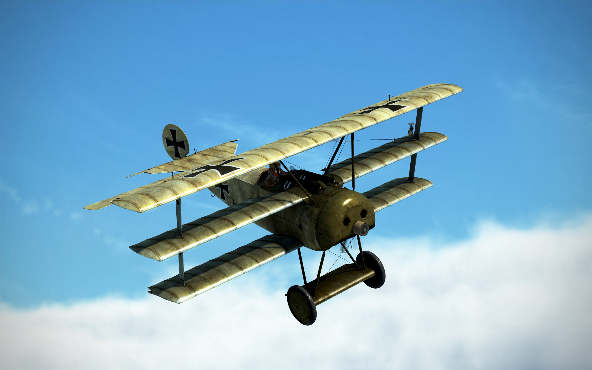 FokkerDr1-overclouds