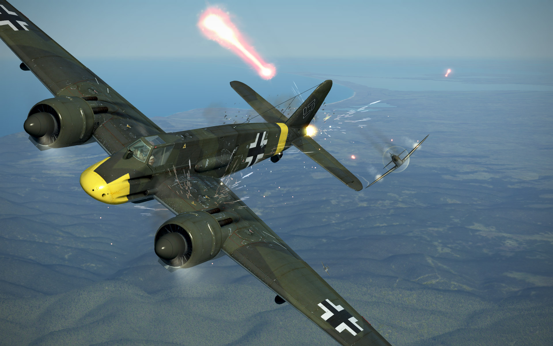 Hs129B-2-bullet-hit-effects