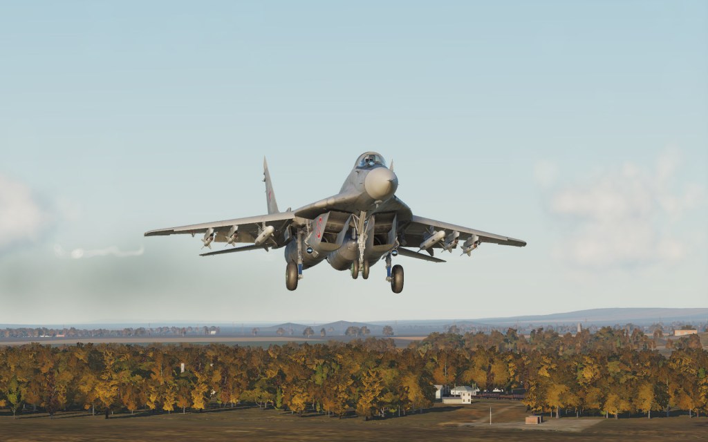 Landing the MiG-29 with the new&nbsp;PFM