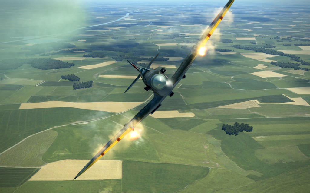 How does the Spitfire Vb handle a late war scenario in IL-2: Great&nbsp;Battles