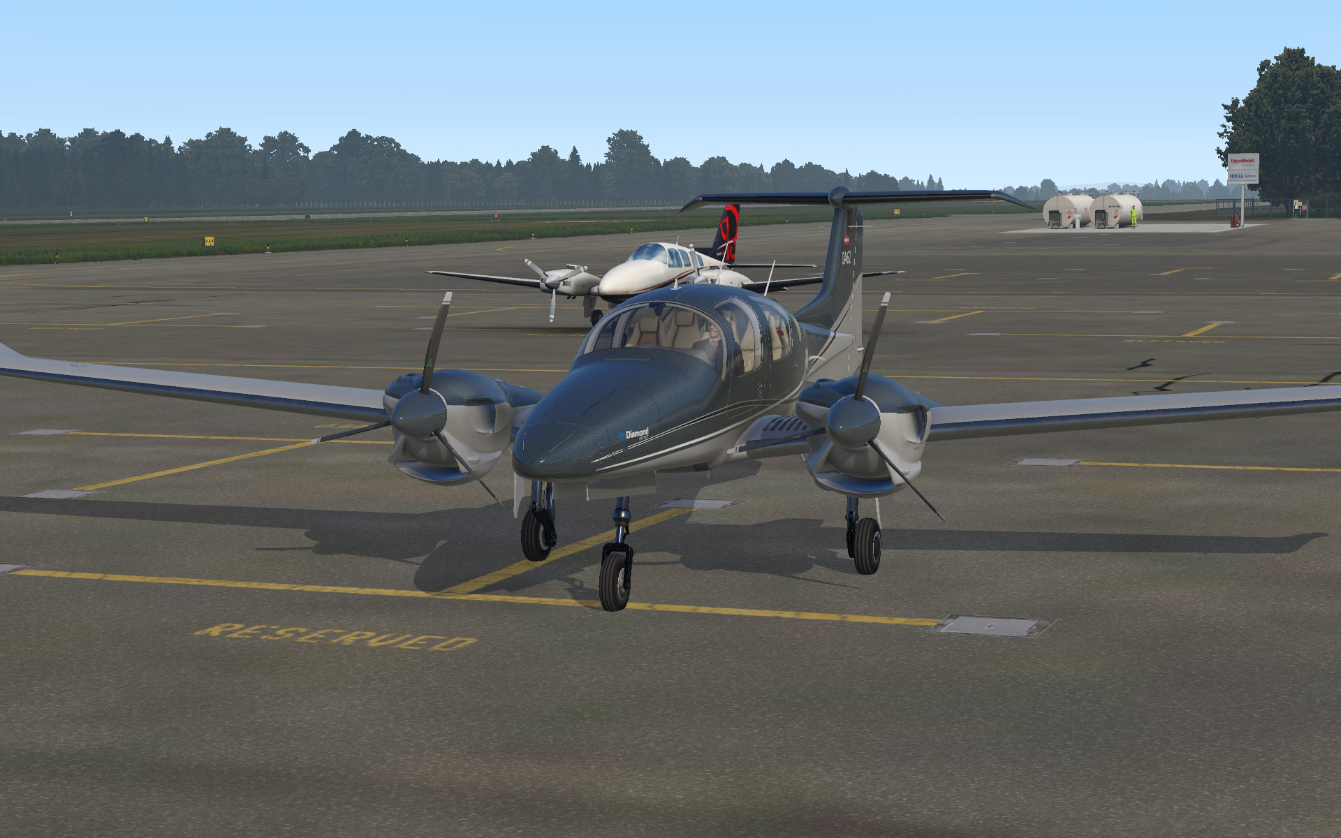 First flight Aerobask DA62 for X-Plane 11 – Stormbirds