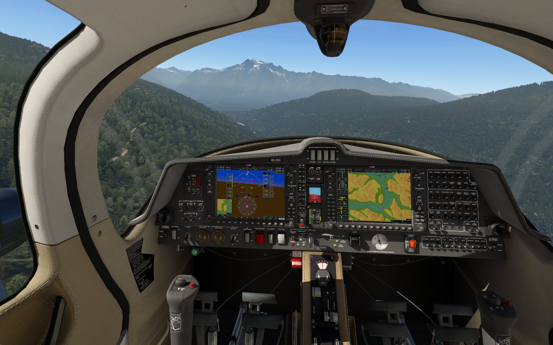 First flight Aerobask DA62 for X-Plane 11 – Stormbirds