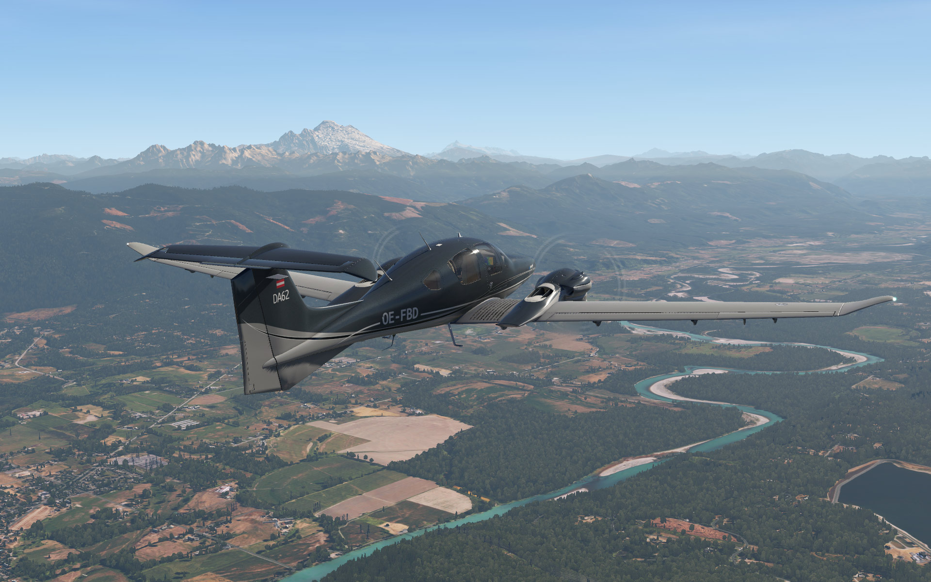 First flight Aerobask DA62 for X-Plane 11 – Stormbirds