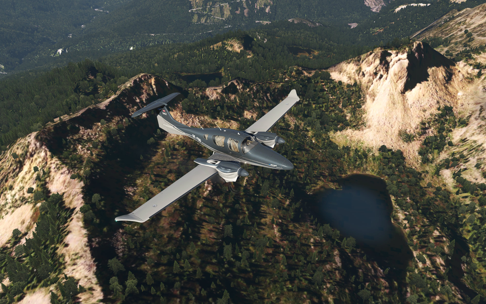 First flight Aerobask DA62 for X-Plane 11 – Stormbirds