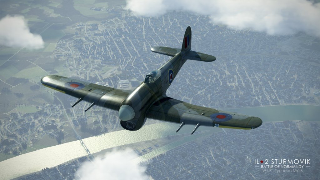 Typhoon, 72-K AAA, Normandy map update for IL-2&nbsp;(updated)