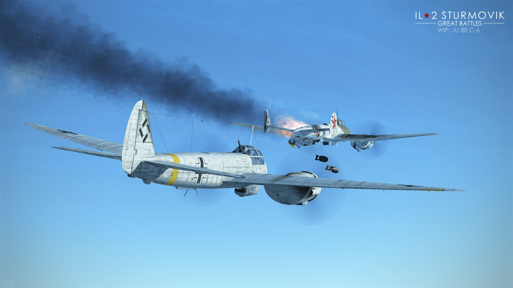 New IL-2 dev diary shows Ju88C-6, new&nbsp;sky!