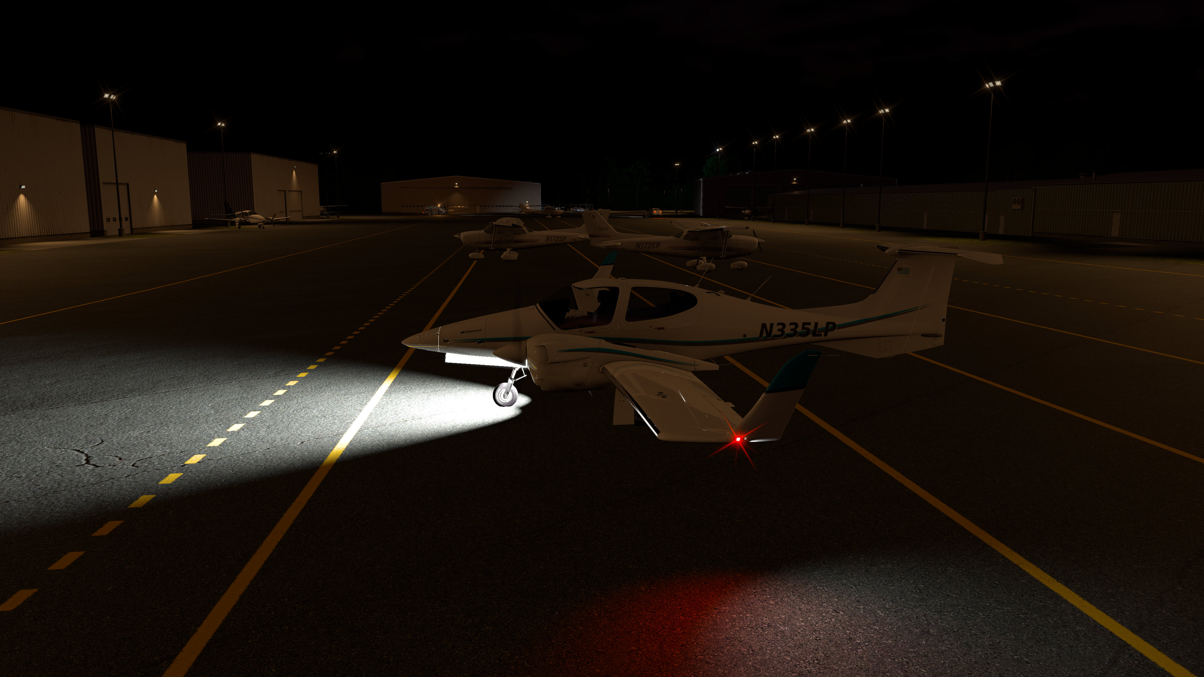 Flight Journal: XP12 DA42 dusk flight across Florida and some