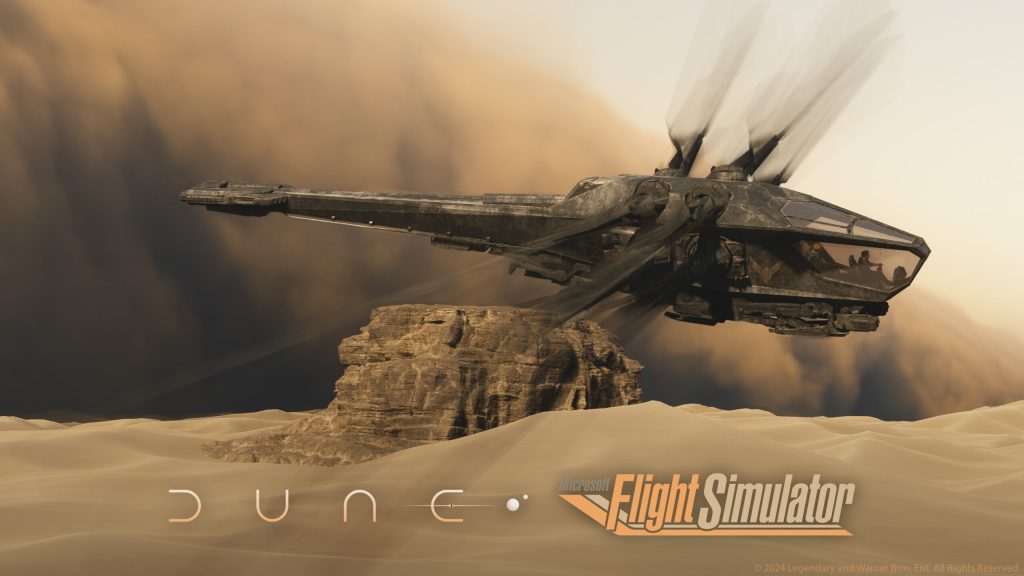 Take to the skies of Arrakis in Microsoft Flight Simulator’s free Dune&nbsp;expansion