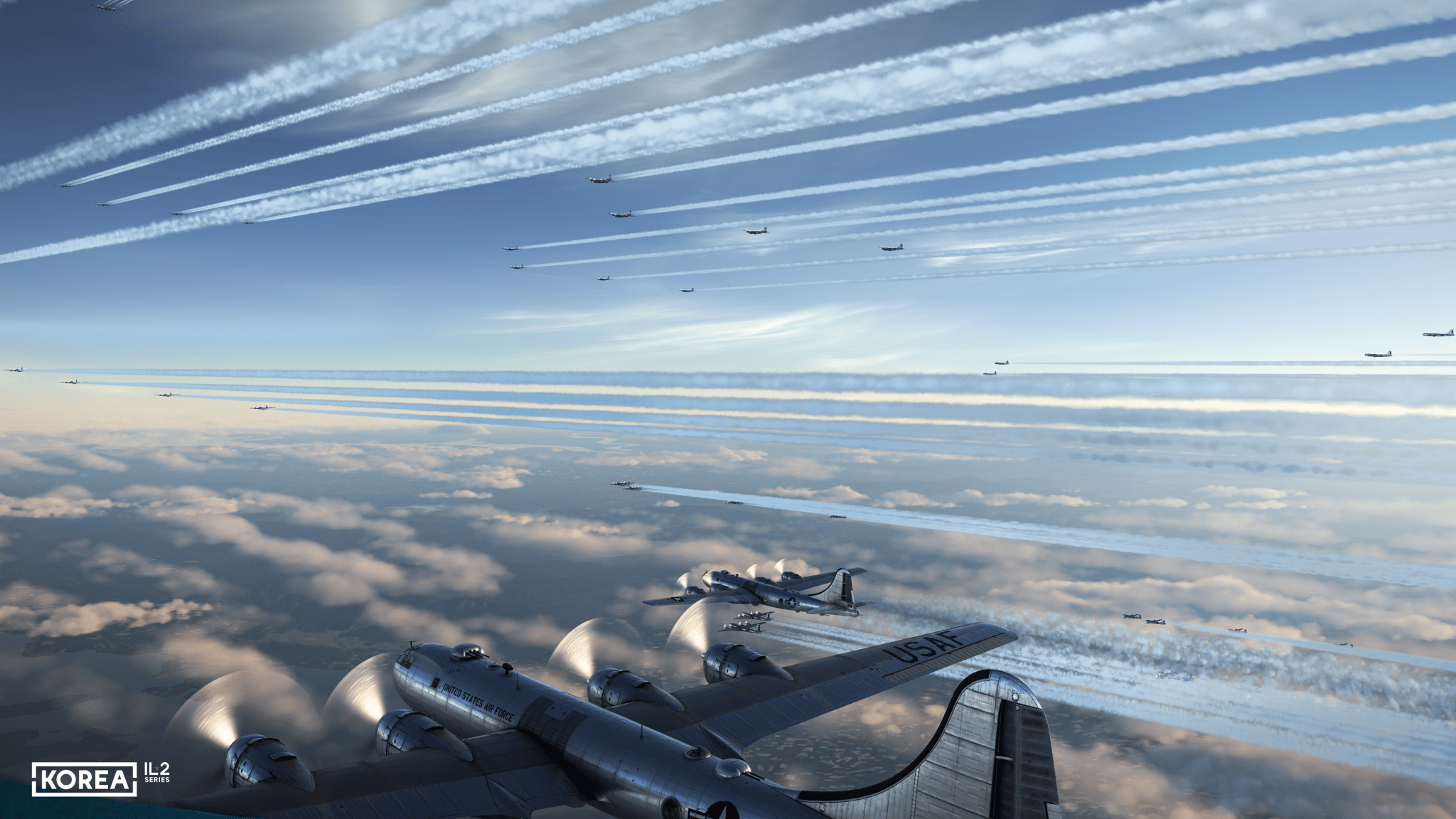 Massed formations are now possible with IL-2 Korea – Stormbirds