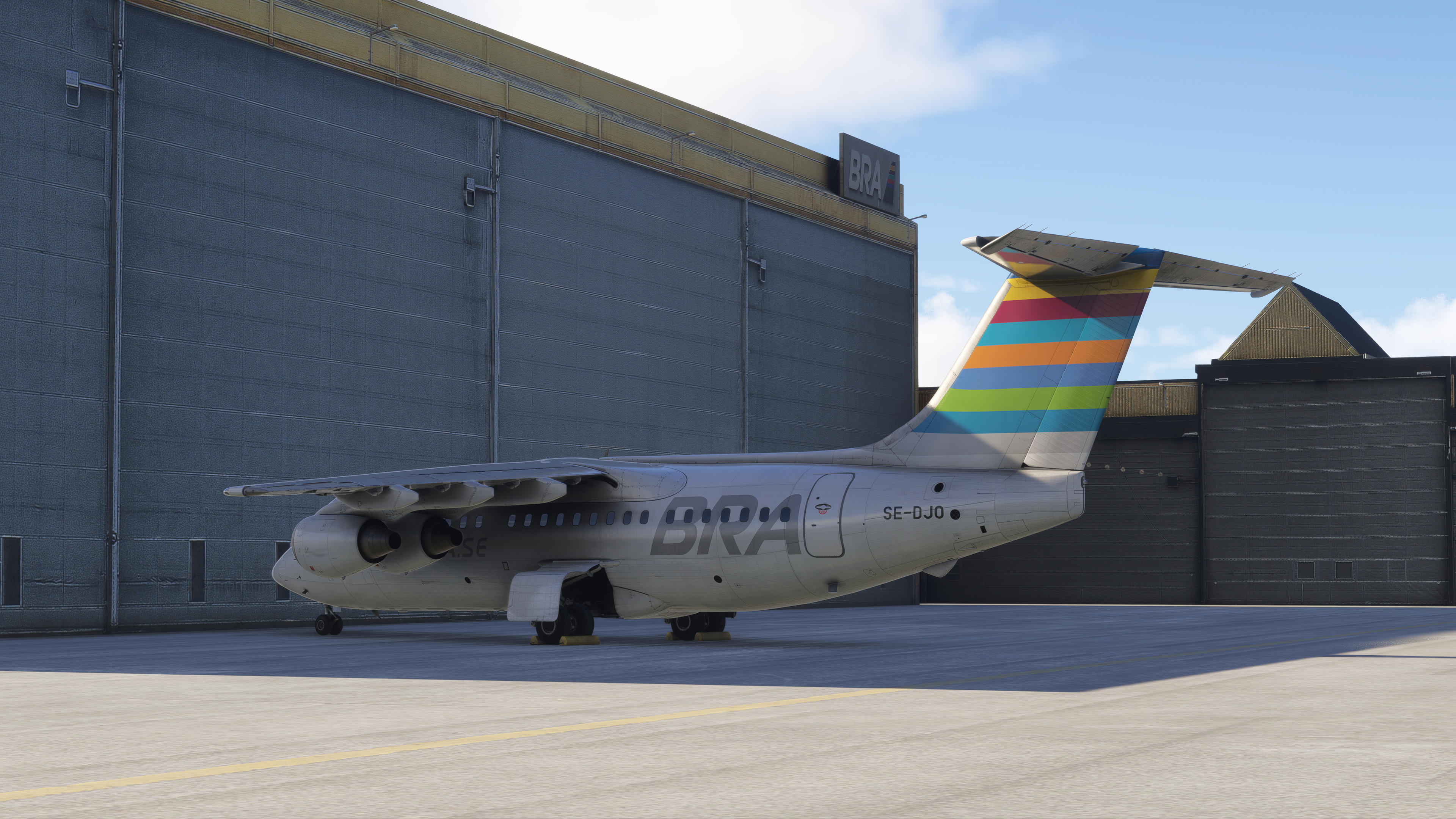 The best regional jet has four engines? Just Flight Avro RJ full review ...