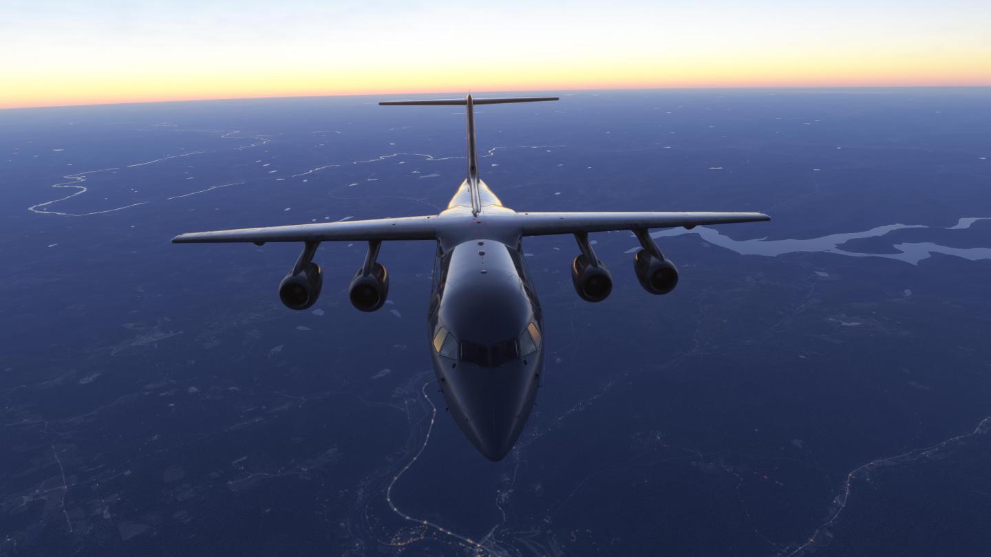 The best regional jet has four engines? Just Flight Avro RJ full review ...