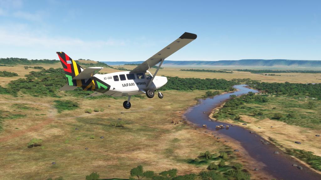 Flight Journal: A preview of SimWorks Studios GA-8 Airvan doing the Maasai Mara Safari&nbsp;milkrun!