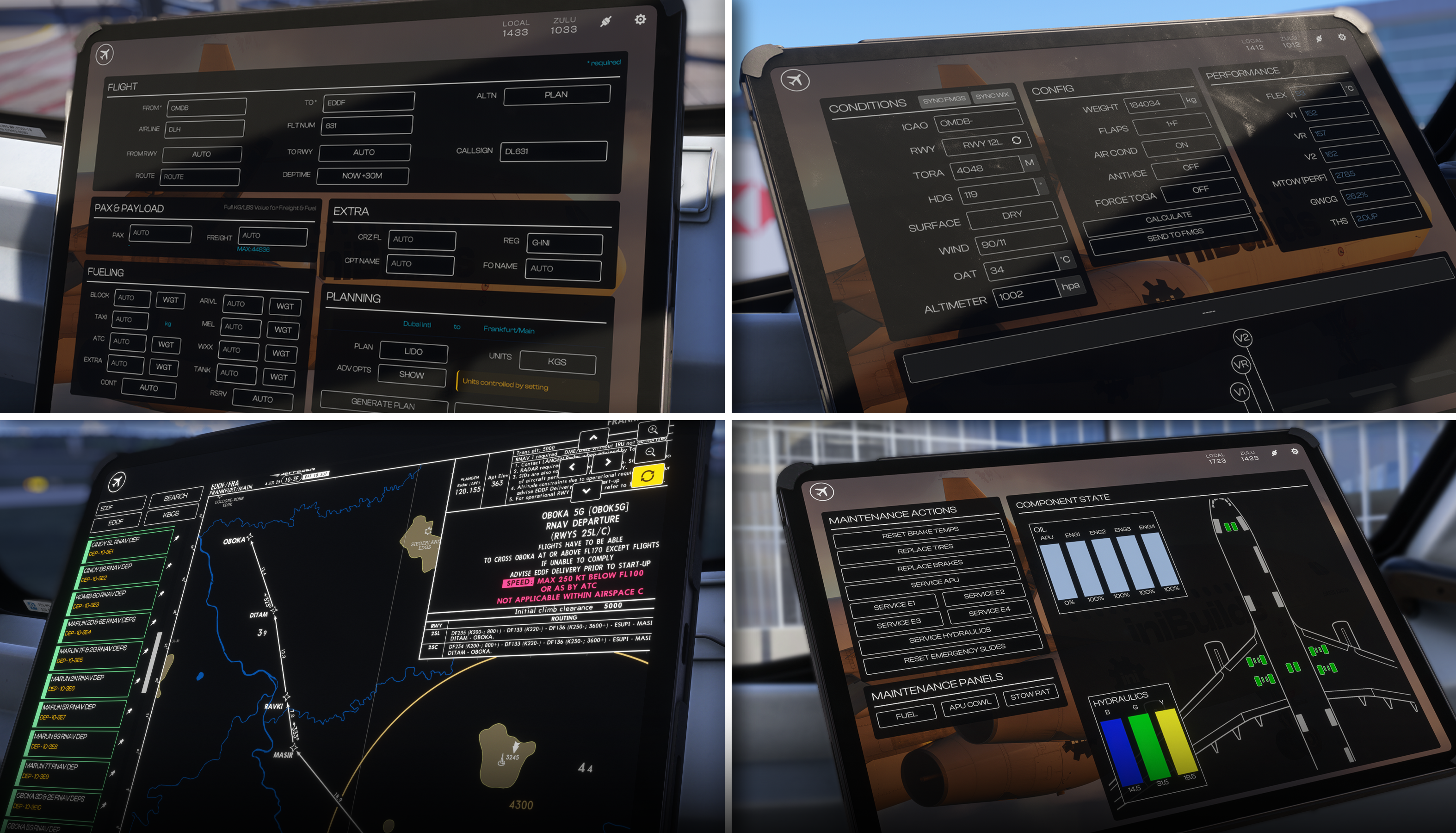 iniBuilds provides second A340 developer update focused on systems ...