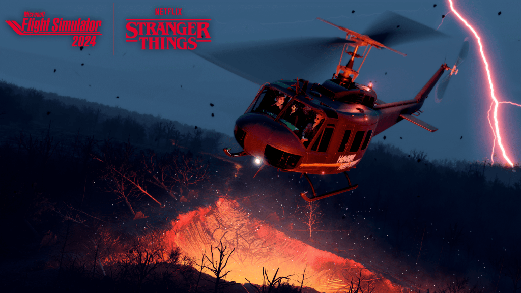 Surprise revealed: Microsoft Flight Simulator ties in with Stranger Things in a free&nbsp;update