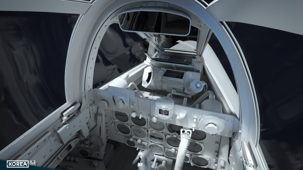 The F-84 cockpit shown off in Korea IL-2 series dev&nbsp;update
