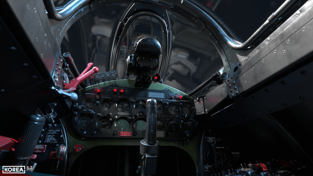 A look at Korea IL-2 Series’ F9F-2 Panther cockpit